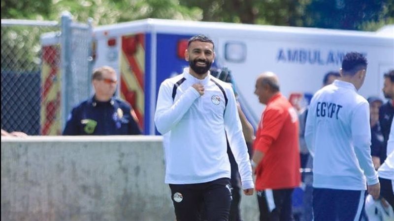 صلاح مع منتخب مصر