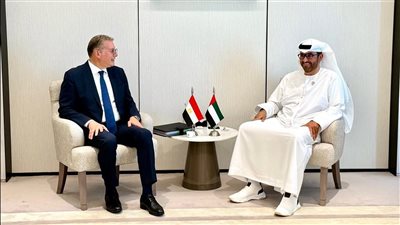 بدوي وسلطان الجابر يبحثان الاستثمار في الاكتشافات الغازية  بالبحر المتوسط 