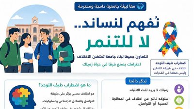 جامعة دمياط تطلق مبادرة نفهم لنساند لمواجهة التنمر ودعم الطلاب ذوي الإعاقة 