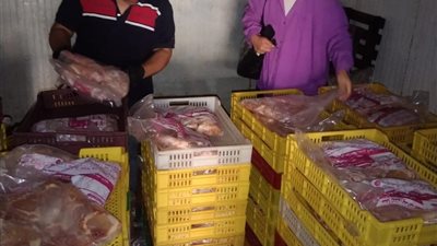ضربة جديدة لحماية صحة المواطنين.. ضبط طن و350 كجم دواجن داخل مجزر غير مرخص 