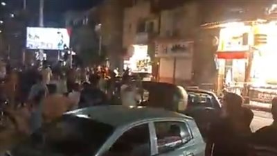 بعلم مصر الدمايطة يحتفلون بفوز المنتخب الوطني والتأهل إلى دور الـ16