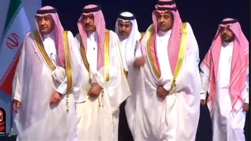 الوفد السعودي في مراسم تشييع علي خامنئي 