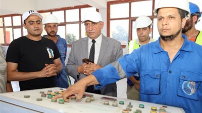 رئيس مياه الغربية يتفقد محطات الشرب ببسيون لمتابعة انتظام التشغيل ورفع الكفاءة