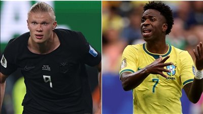 البرازيل والنرويج.. التشكيل الرسمي فينيسيوس يتحدى هالاند
