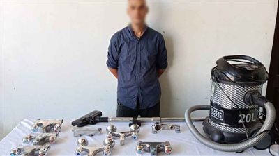 ضبط عاطل متهم بسرقة محتويات مسجد تحت الإنشاء في المنوفية