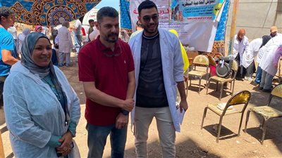 القافلة البيطرية المجانية بالزرقا تقدم 6275 خدمة لدعم الثروة الحيوانية بدمياط
