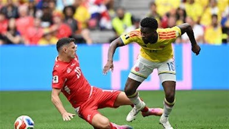 مباراة سويسرا وكولومبيا
