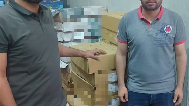 ضبط طن أسماك فاسدة