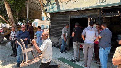 حملة موسعة لإزالة الإشغالات وإعادة الانضباط بشارع الغوري بحي الأربعين بالسويس