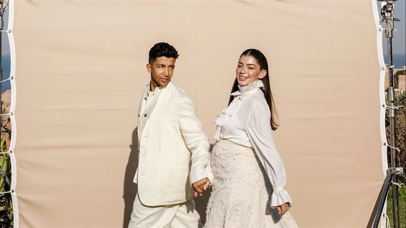 ليلى أحمد زاهر وزوجها