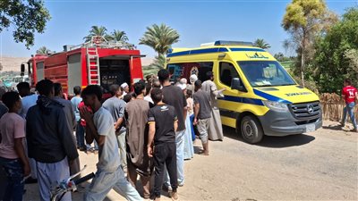 مصرع سيدة وإصابة آخر في حريق بساقلتة شرقي محافظة سوهاج 