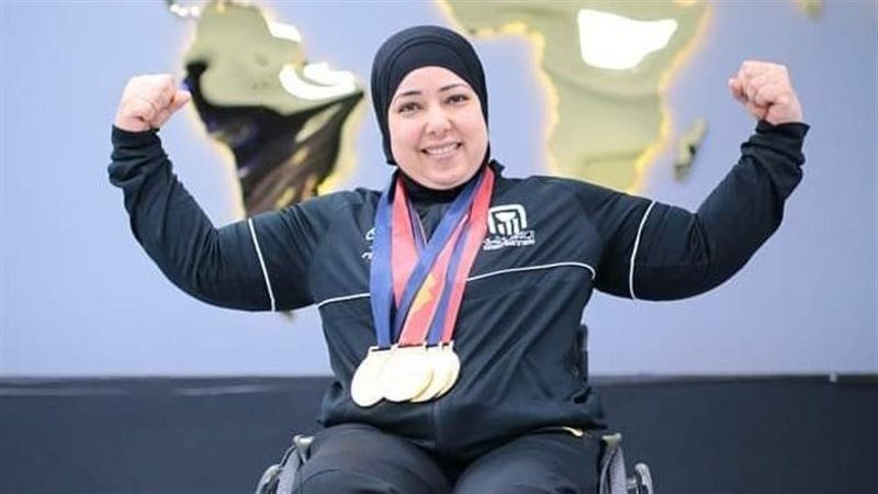 النائبة والبطلة الرياضة