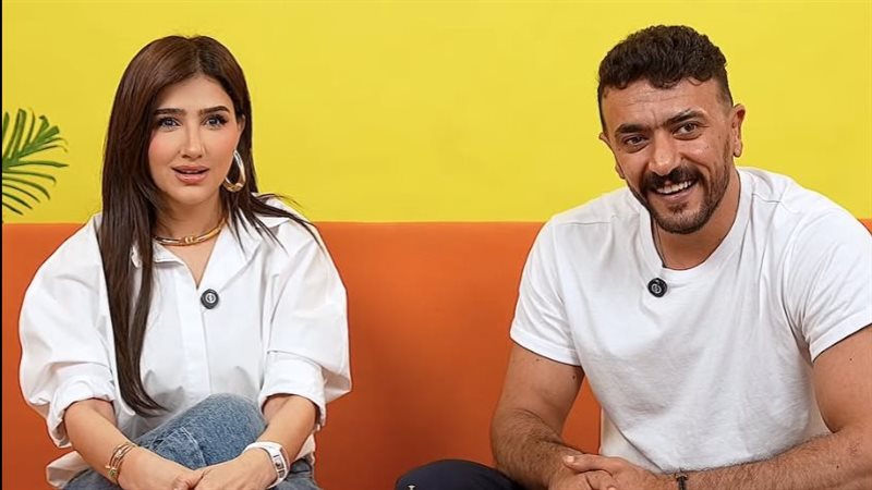 مي عمر وأحمد العوضي