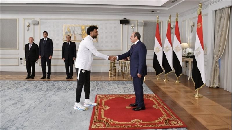 مهدي سيلمان مع الرئيس
