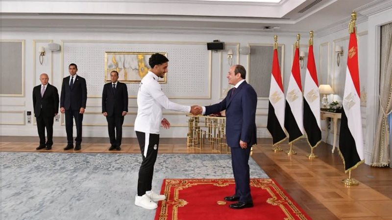 مرموش مع الرئيس السيسي