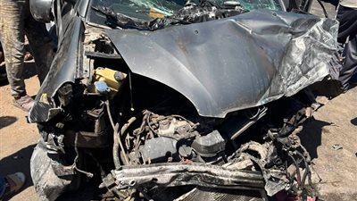 مصرع سيدة وإصابة السائق في حادث بطريق دمياط المنصورة الغربي قرب فارسكور