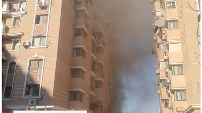 الحماية المدنية تسيطر على حريق بمحل أدوات منزلية بشارع ناصر في السويس