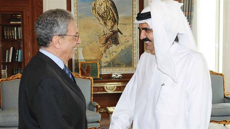 السيد عمرو موسي والأمير