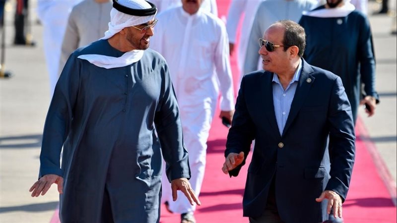 الرئيس السيسي والشيخ محمد بن زايد 