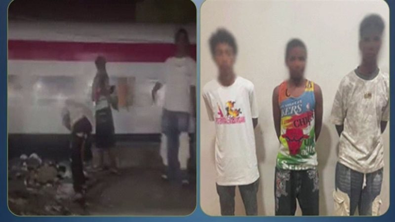 3 طلاب المتهمين بالقاء