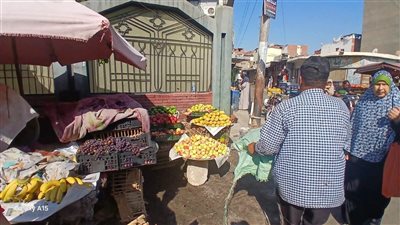 حملة مكبرة لرفع الإشغالات أمام مكتبة مصر بالدلنجات لتيسير الحركة المرورية