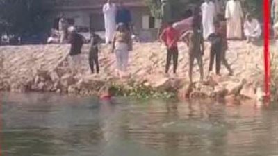 مصرع سيدتين وإصابة 9 أخريات في انقلاب سيارة عمالة زراعية بمجرى مائي بالبحيرة