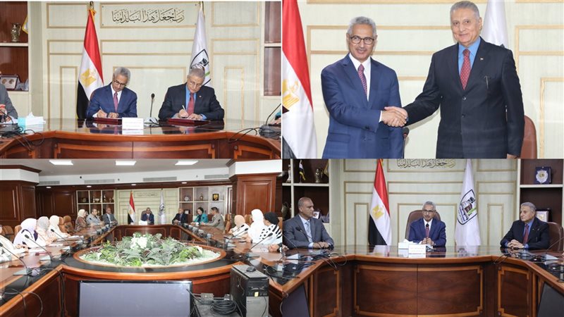 جانب من مراسم توقيع
