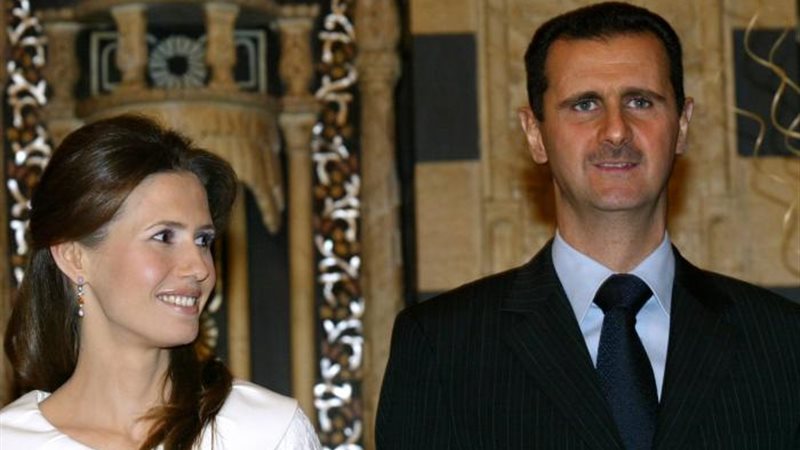 بشار الأسد وزوجته
