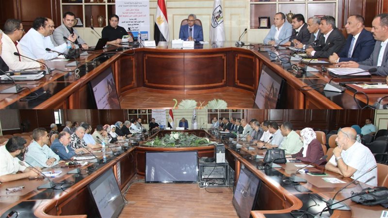محافظ بنى سويف خلال