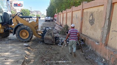 حملات مكثفة للنظافة لتحسين المظهر الحضاري بمراكز سنورس وإطسا ويوسف الصديق
