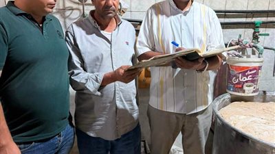 تحرير 15 محضر خلال حملة مكبرة لمتابعة أعمال المخابز بنطاق مركز أبوالمطامير