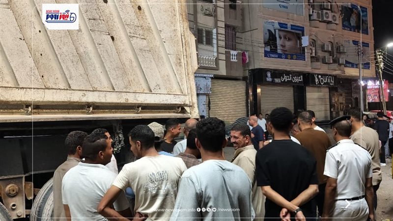 جانب من الحادث 
