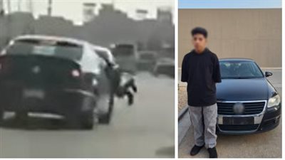 القبض على طالب هرب بسيارته وأسقط فرد شرطة في الدويقة