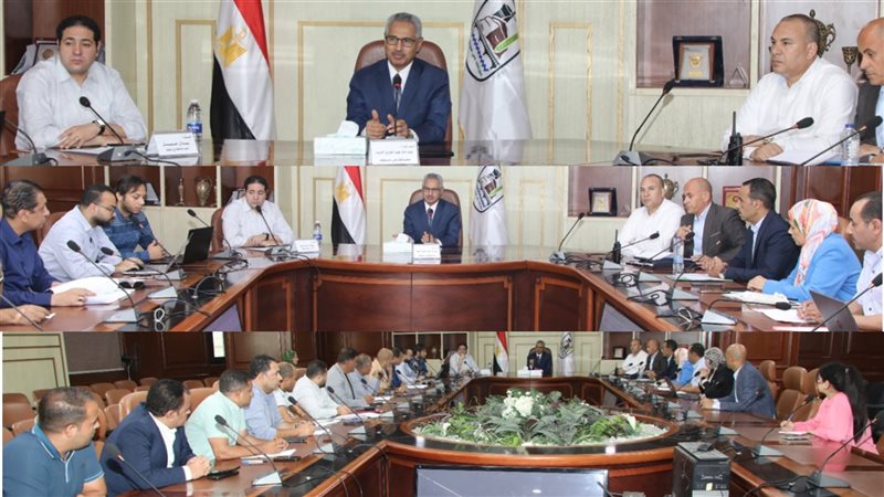 محافظ بنى سويف خلال