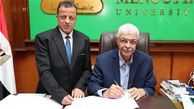 رئيس جامعة المنوفية يعتمد نتيجة بكالوريوس كلية التجارة بنسبة نجاح 88%