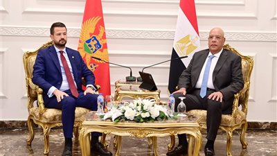 المستشار هشام بدوي رئيس مجلس النواب يلتقي رئيس جمهورية الجبل الأسود