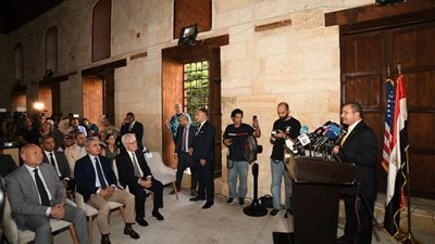 افتتاح القبة الضريحية للسلطان قايتباي بعد الانتهاء من ترميمها بصحراء المماليك