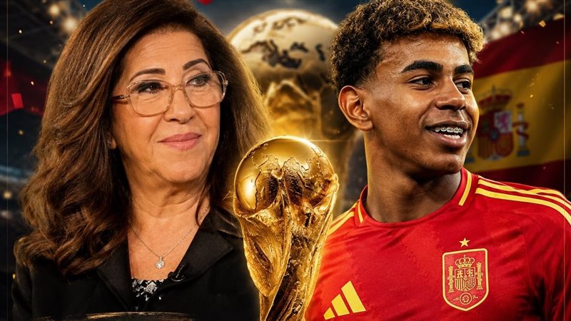 لامين يامال وليلى عبد اللطيف 