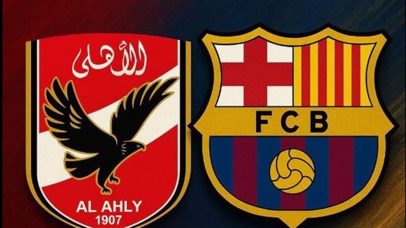 الأهلي وبرشلونة موسم