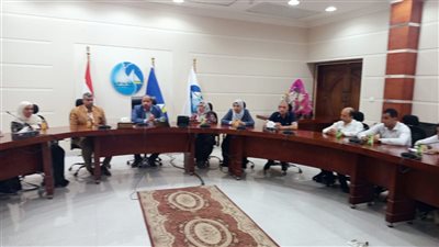 رئيس مياه دمياط يبحث مع اتحاد بشبابها تطوير الخدمات وتعزيز التواصل