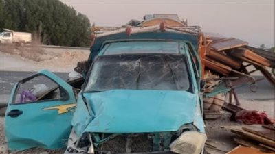 مصرع سيدة وإصابة آخر في انقلاب سيارة ربع نقل بالصحراوي الغربي بالأقصر