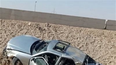 النيابة تحقق في مصرع شخصين وإصابة 4 آخرين بحادث طريق السخنة