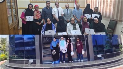 الحجر الزراعي المصري يختتم تدريبه الصيفى لطلاب جامعة بنى سويف |صور