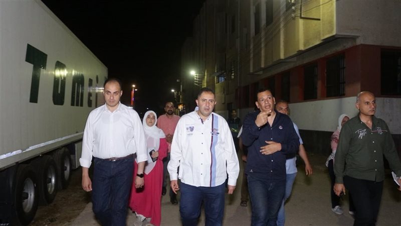 محافظ دمياط يتفقد