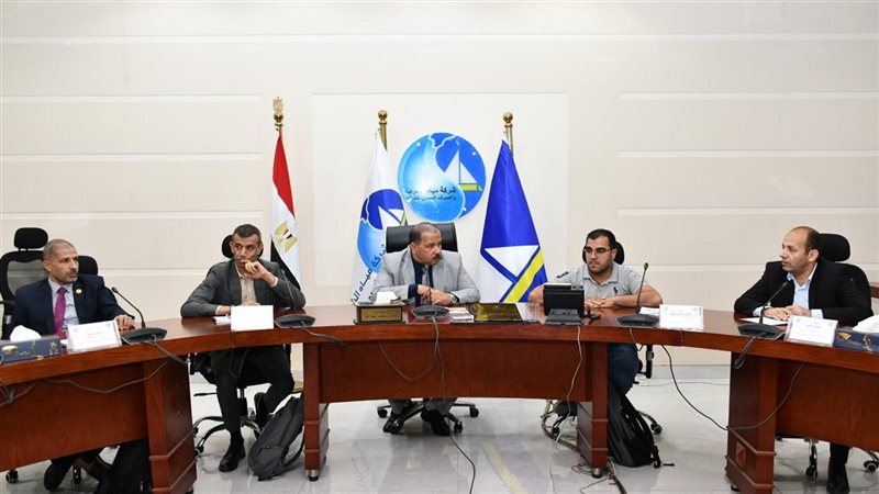 رئيس مياه دمياط يستقبل