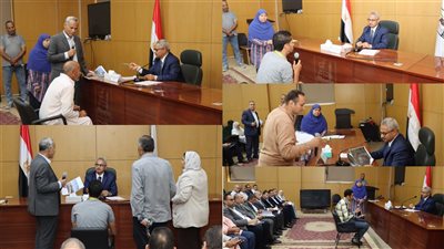 خلال اللقاء المفتوح.. محافظ بني سويف يشدد على أهمية سرعة الاستجابة للشكاوى 
