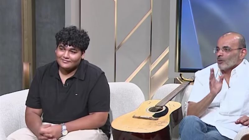 ايمن بهجت قمر ونجله