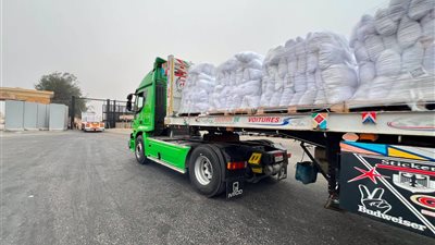 الهلال الأحمر المصري يطلق قافلة «زاد العزة 246» إلى غزة