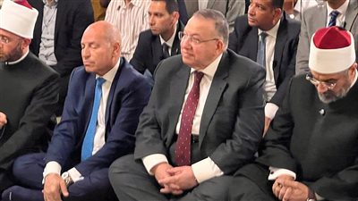 نقيب الأشراف خلال افتتاح  مسجد سيدنا الحسين: مصر ستظل عامرة بـ 