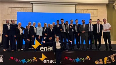 جامعة مدينة السادات تحصد ثلاث جوائز في نهائيات Enactus Egypt